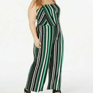 INC Womens Paneled  Cropped Jumpsuit